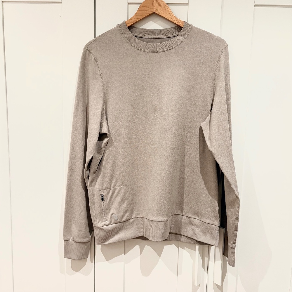 Vuori Ponto Performance Crew Men’s Dark Salt Heather - Picture 3 of 4